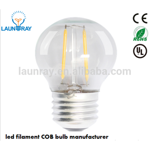 G45 UL listed Energy Saving 4W LED Filament Bulb 110lm/w